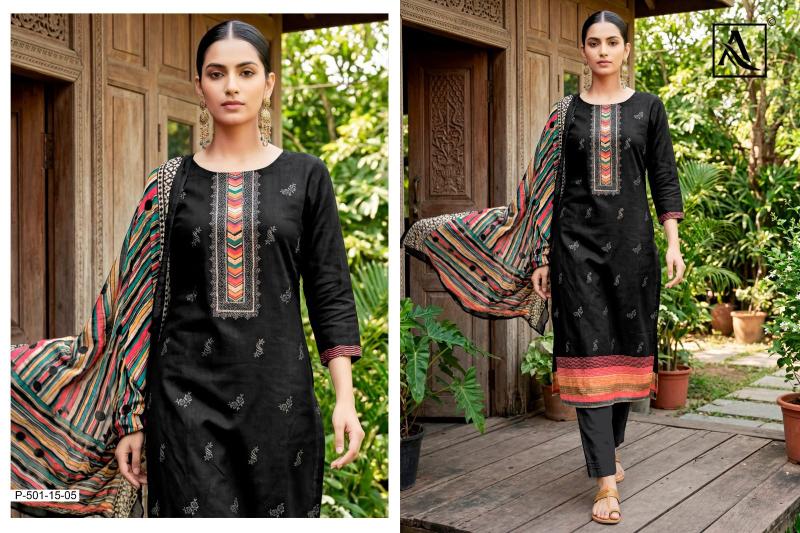 Alok suit khatta meetha printed dress material wholesale